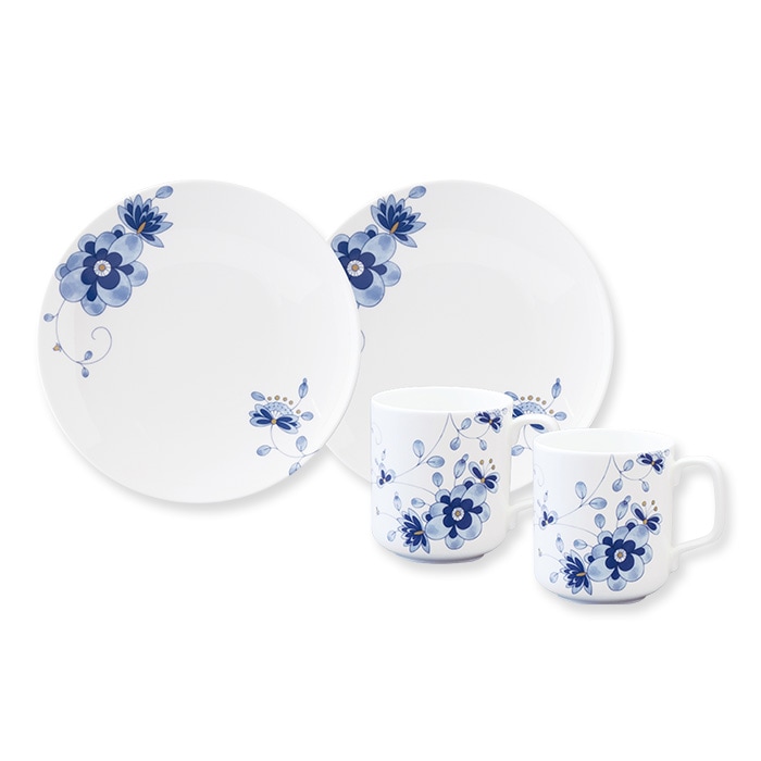 ナルミ NARUMI ミラノデュオ ペアマグ&プレートセット