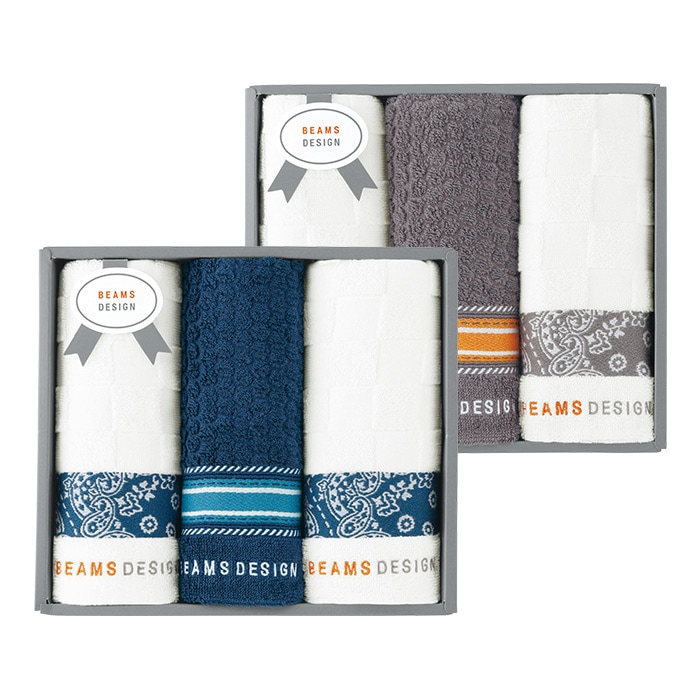 ビームス デザイン [BEAMS DESIGN] フェイスタオル3枚セット