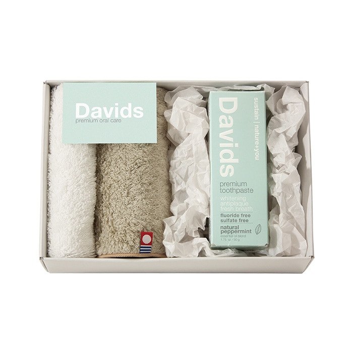 デイヴィッズ [Davids] ホワイトニングトゥースペースト・タオルセットA