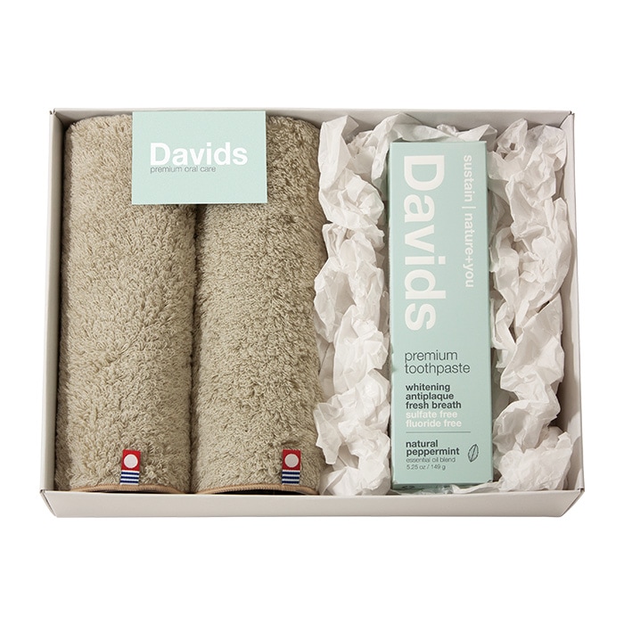デイヴィッズ [Davids] ホワイトニングトゥースペースト・タオルセットB