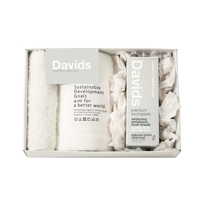 デイヴィッズ [Davids] ホワイトニングトゥースペースト・タオルセットC