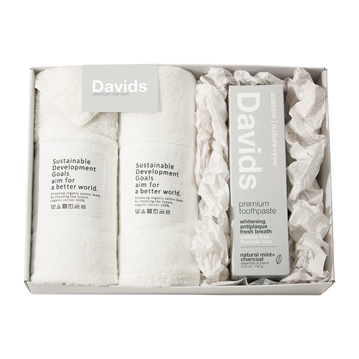 デイヴィッズ [Davids] ホワイトニングトゥースペースト・タオルセットD