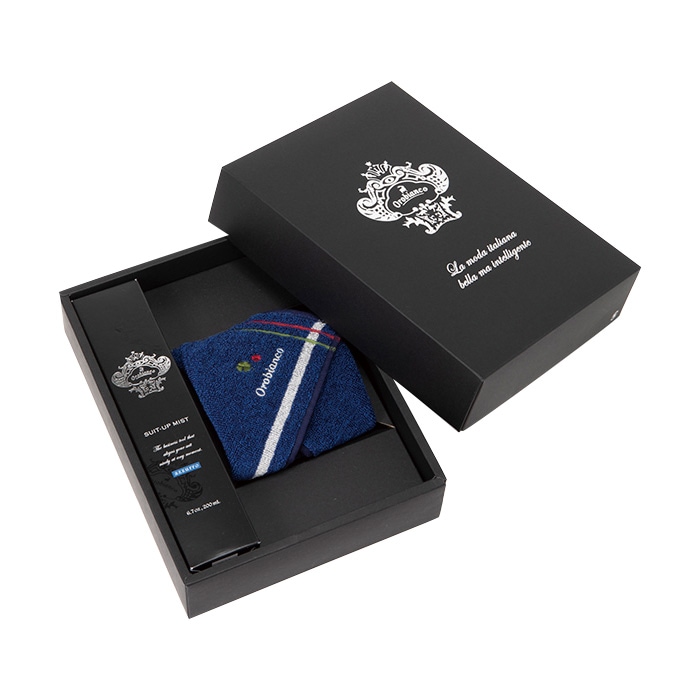 オロビアンコ [Orobianco] スーツアップミストアズーロ ハンカチギフトセット