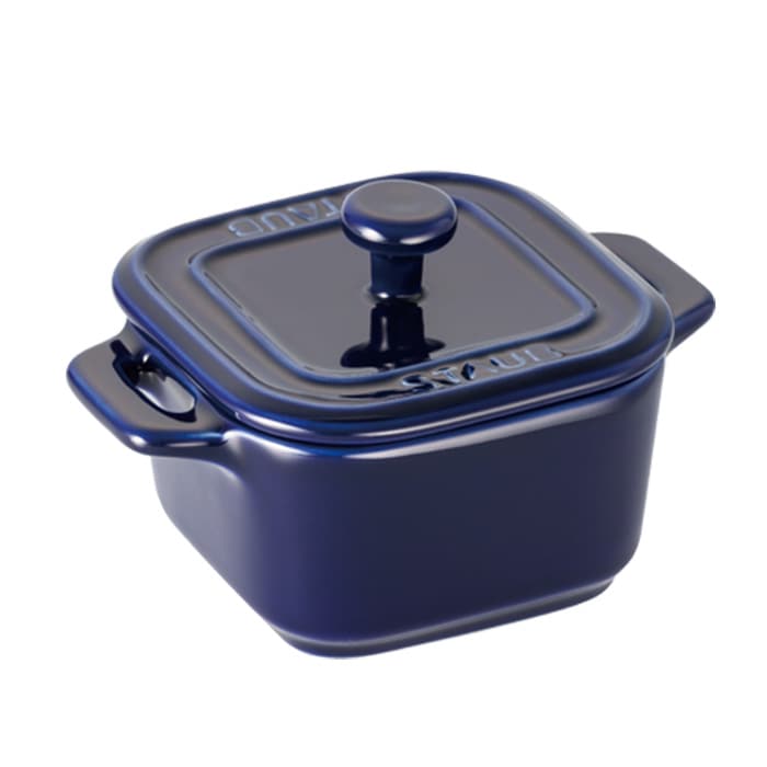 極希少・廃盤 ストウブ STAUB スクエア ポット （グランブルー）フランス製 極希少・廃盤 ストウブ STAUB スクエア ポット （グランブルー