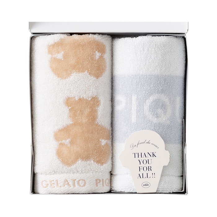 ジェラート ピケ [gelato pique] タオルハンカチ2枚セットB