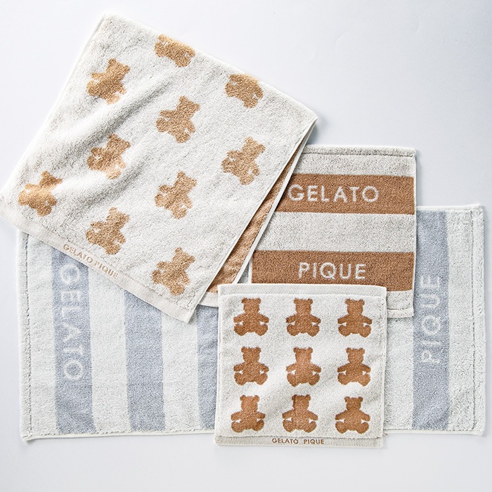 ジェラート ピケ [gelato pique] タオルハンカチ2枚セットB