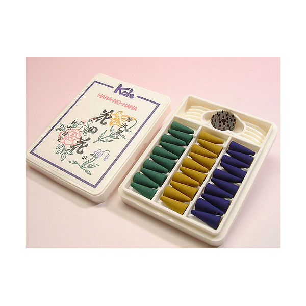 【日本香堂】30個入×10 花の花　お香　コーン型 Amazon.co.jp: 日本香堂(Nippon Kodo) 花の花 コーン30個入