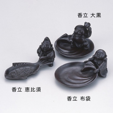 高岡銅器 香立 香立 布袋 | 香炉、香立,香炉：高岡銅器,香炉：高岡銅器