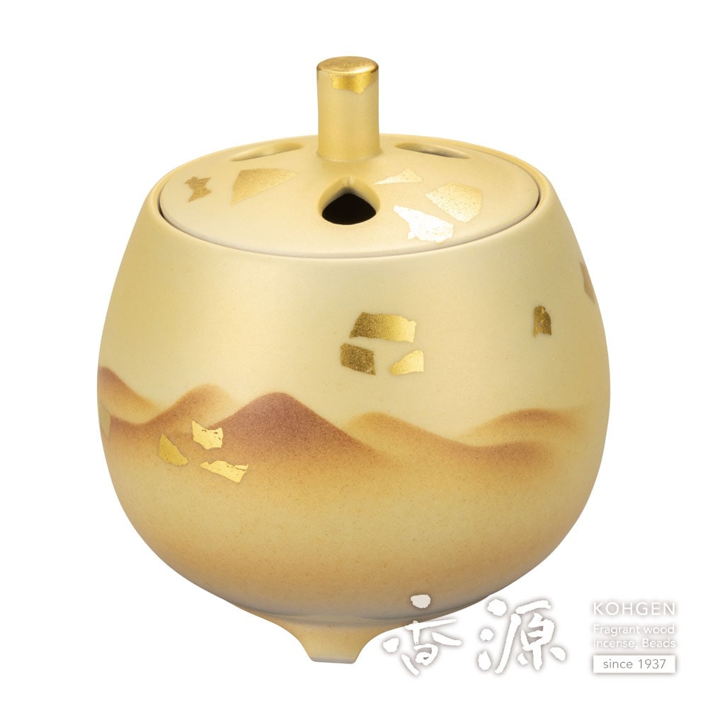 九谷焼 3.5号香炉 金彩連山 | 香炉、香立,香炉：九谷焼,香炉：九谷焼