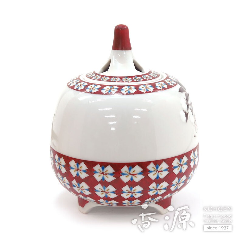 九谷焼 香炉 桜小紋 ［後上俊香］ 限定品 | 香炉、香立,香炉：九谷焼