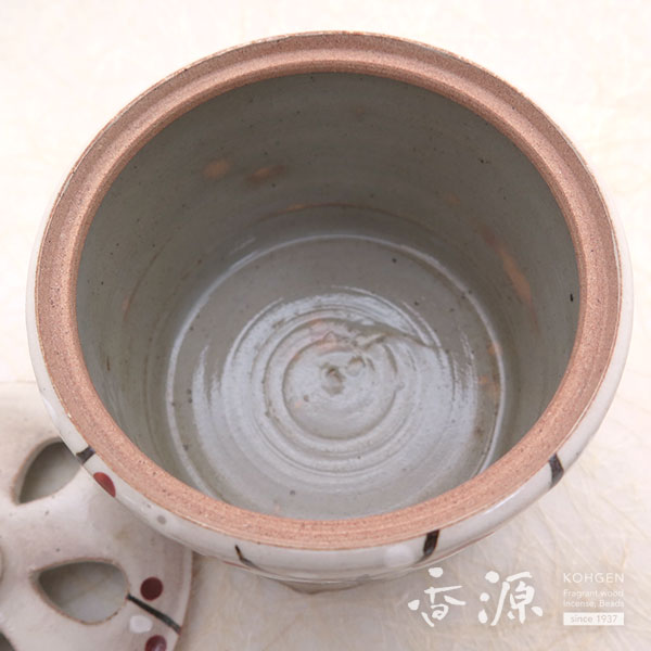 京焼・清水焼 香炉 乾山手（けんざんて）紅白梅 | 香炉、香立,香炉：京