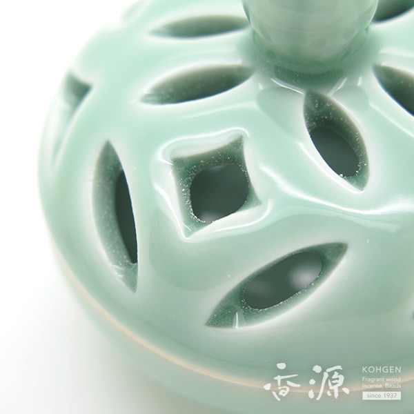 香炉 有田焼 青磁七宝 豆 | 香炉、香立,香炉：有田焼 | 香源 お