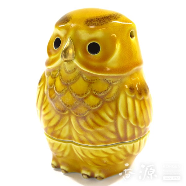 九谷焼 香炉 陶芸家 木田弘之 彩釉瑞鳥 蓋なし品 九谷焼 / インテリア