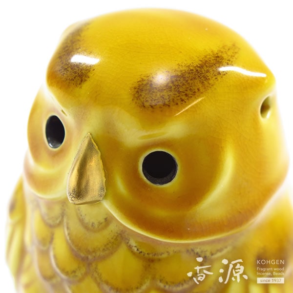九谷焼 香立 ふくろう ［木田弘之］ 限定品 | 香炉、香立,香立 | 香源