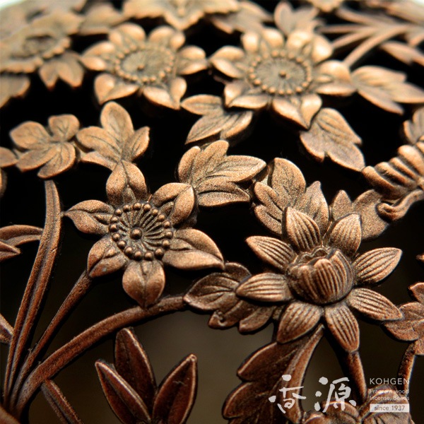高岡銅器 香炉 菊華香炉 古銅色 | 香炉、香立,香炉：高岡銅器,香炉