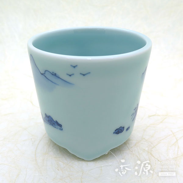 鍋島焼 聞香炉 青磁山水 | 香道関連,聞香炉 | 香源 お香・線香館