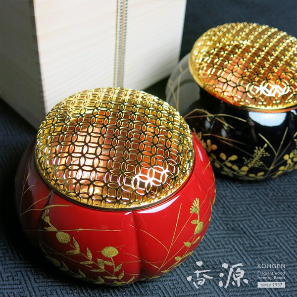 名工　基泉作　春秋文香炉完品セール品 香炉 取り扱い商品 (株)梶原製作所