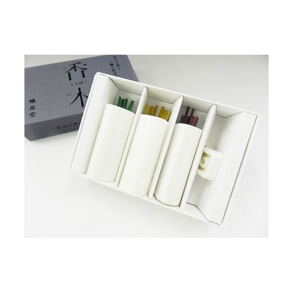 鳩居堂のお香 香木の香り3種セット（伽羅・沈香・白檀アソート