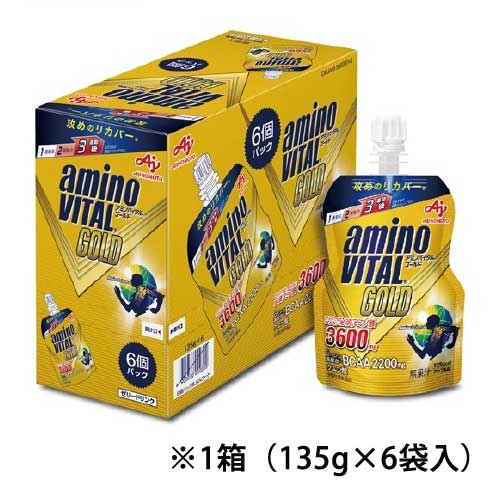 味の素 アミノバイタルゴールド ゼリードリンク 1箱（135g×6個入