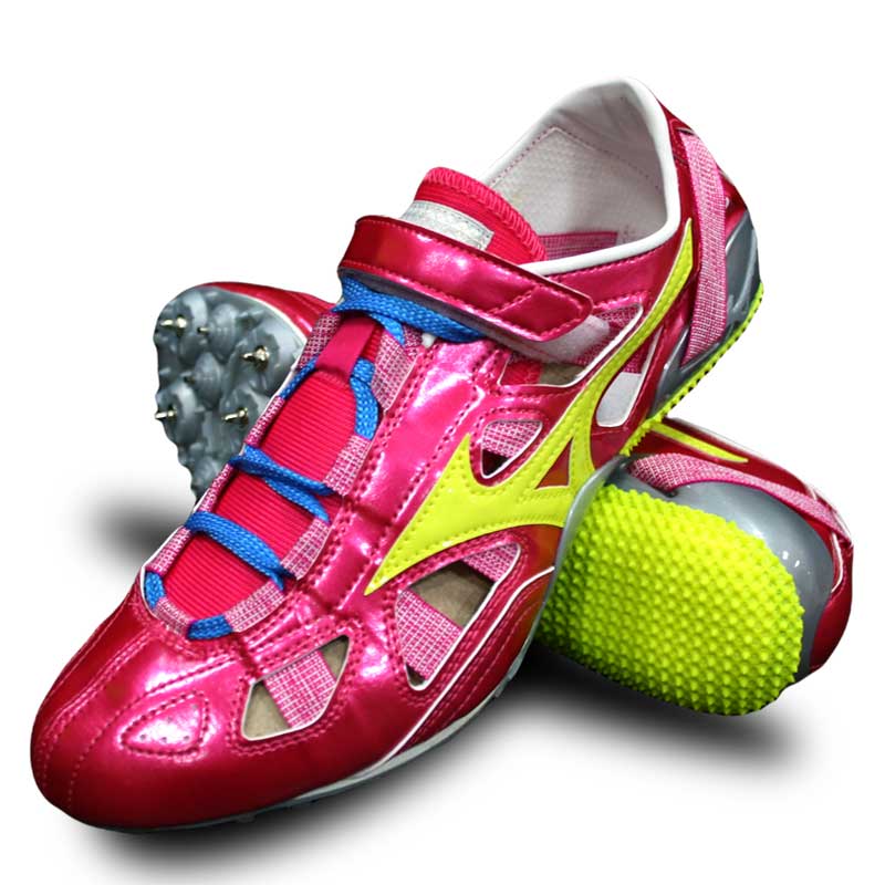 コイケオリジナル 陸上スパイク インクススプリント Rピンク/Fイエロー
