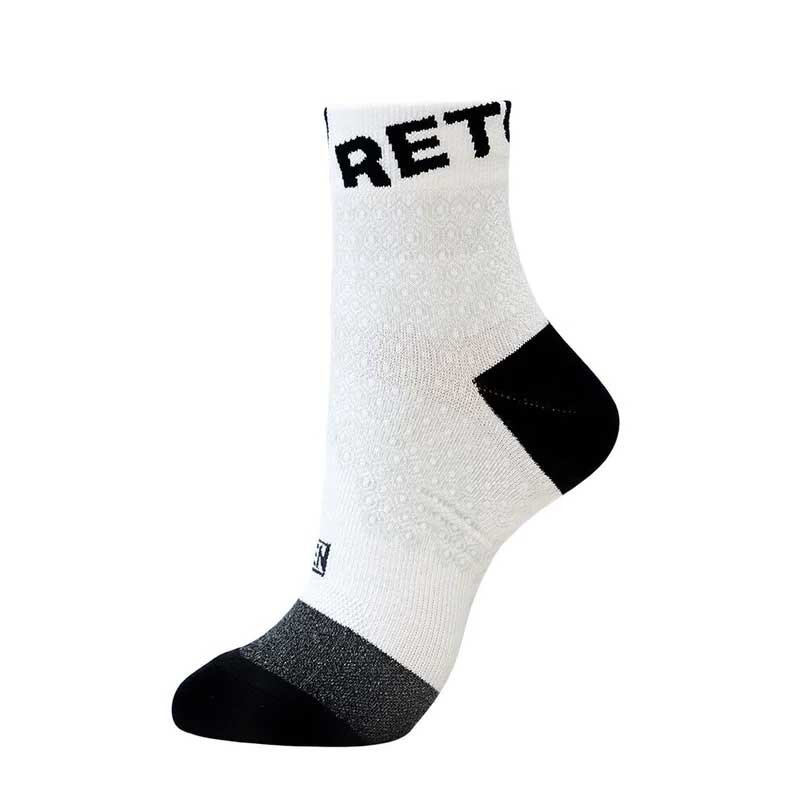 RETO RUNNING SOCKS BIGLOGO  ˥󥰥å ӥå ۥ磻 IDATEN (retorunbigwht)