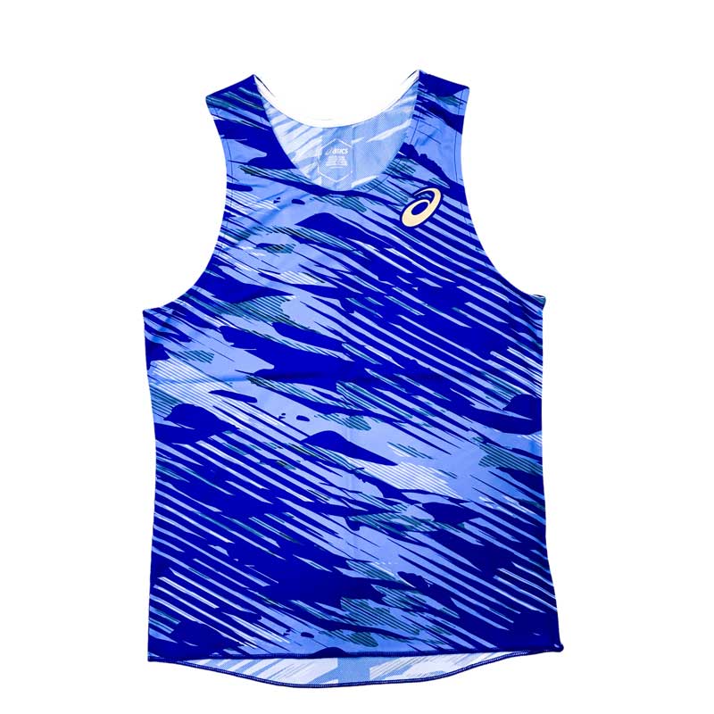 ASICS SINGLET exclusive ���������ݡ��ĥ��ꥸ�ʥ� ���󥰥�å� �����å��� ��󥺥��˥󥰥����� asmst wasm(asmrt202205)