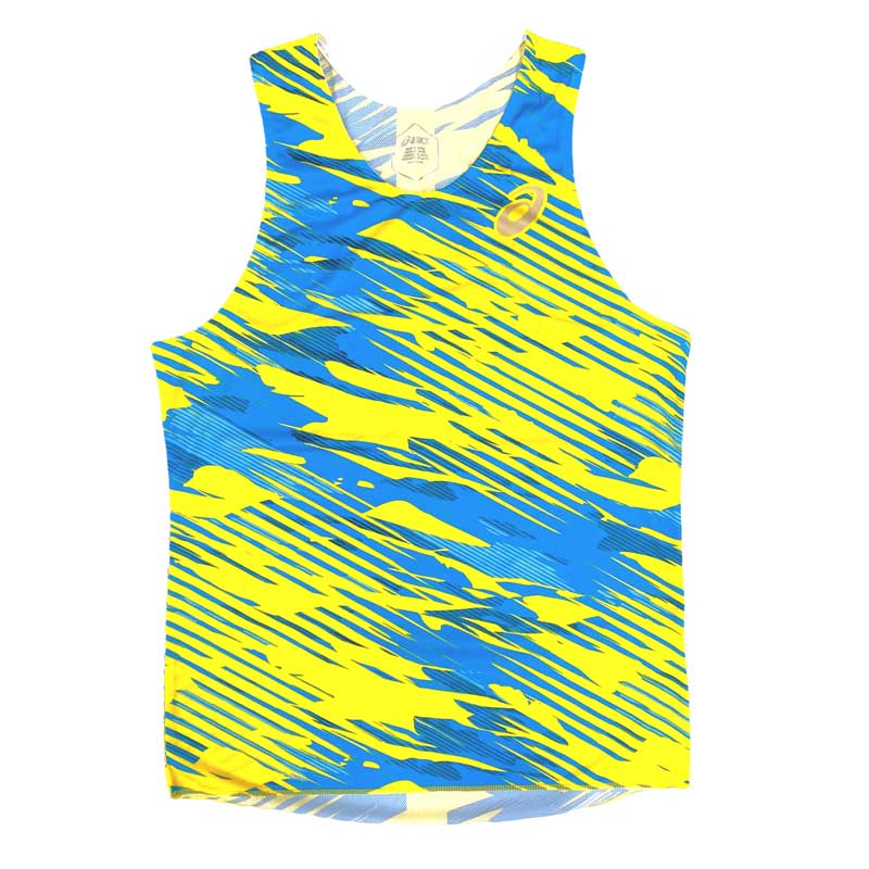 ASICS SINGLET exclusive ���������ݡ��ĥ��ꥸ�ʥ� ���󥰥�å� �����å��� ��󥺥��˥󥰥����� asmst wasm(asmrt202213)