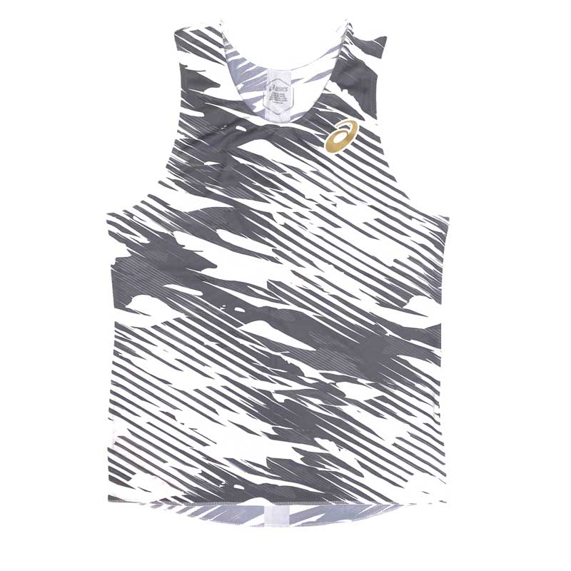 ASICS SINGLET exclusive ���������ݡ��ĥ��ꥸ�ʥ� ���󥰥�å� �����å��� ��󥺥��˥󥰥����� asmst wasm(asmrt202216)