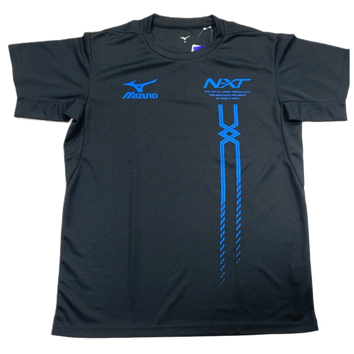 ミズノ オリジナル NXT縦ロゴTシャツ 練習用 半袖シャツ プラクティス