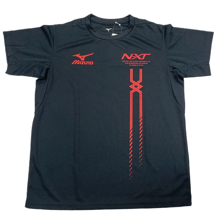 ミズノ オリジナル NXT縦ロゴTシャツ 練習用 半袖シャツ