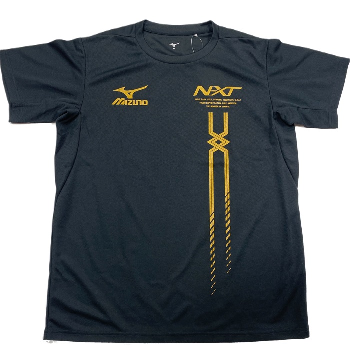 ミズノ オリジナル NXT縦ロゴTシャツ 練習用 半袖シャツ プラクティス