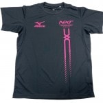 Mizuno NXT ジャケットと半袖Tシャツ ネイビー/ピンク MIZUNO ミズノ ソフトテニス ウェア N-XT グラフィックTシャツ