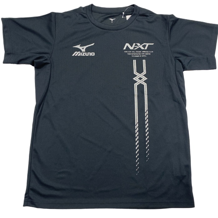 ミズノ オリジナル NXT縦ロゴTシャツ 練習用 半袖シャツ プラクティス