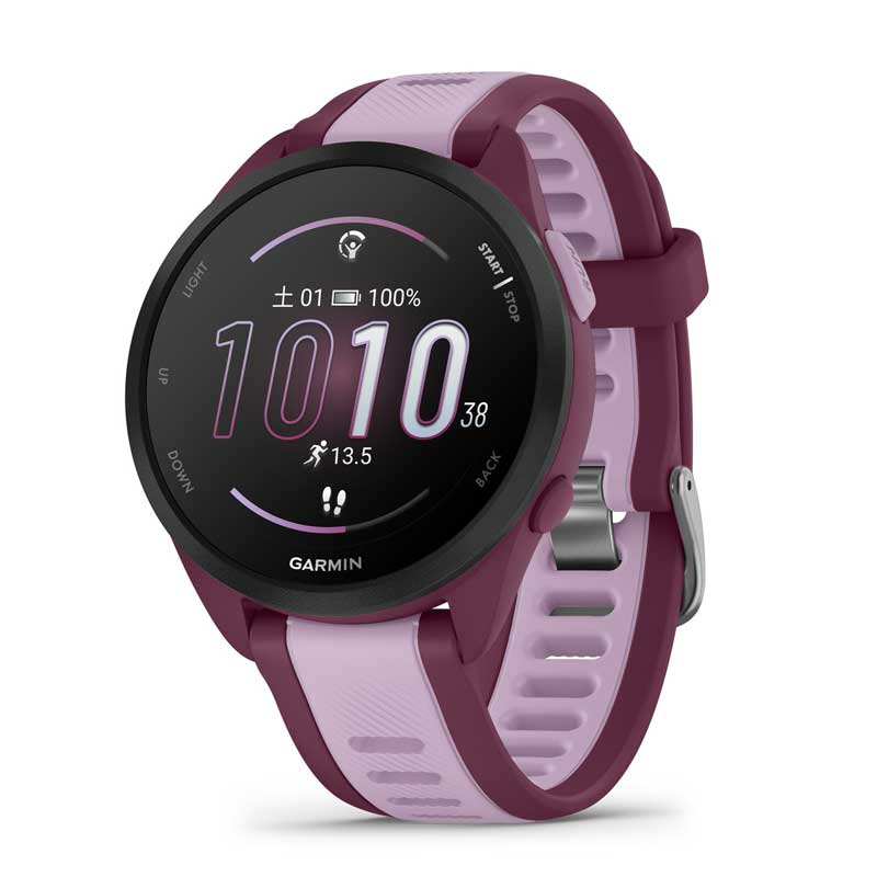 Garmin Forerunner 165 ランニングウォッチ ガーミン(GARMIN) Forerunner 165 Music Berry ランニングGPSウォッチ