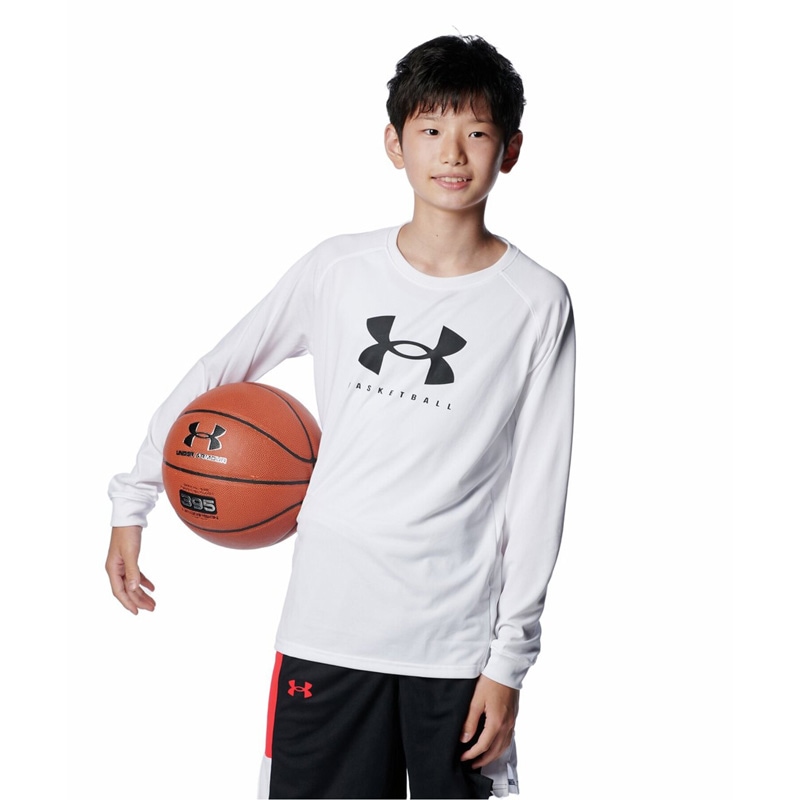 UNDER ARMOUR アンダーアーマー ジュニア テック ビッグロゴ L/S T