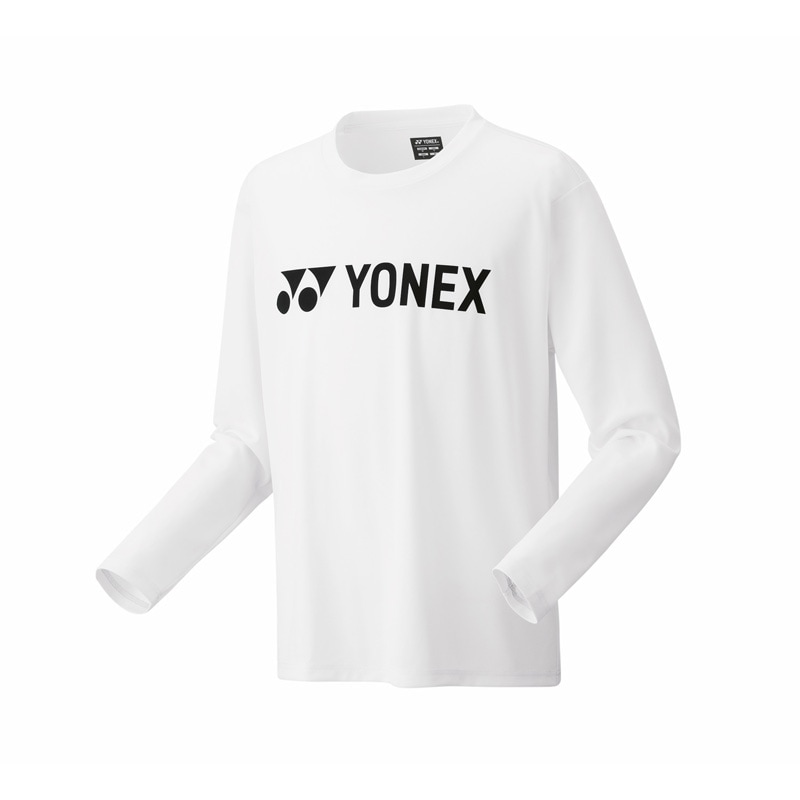 YONEX 長袖スポーツウェア ホワイト ヨネックス YONEX ロングスリーブTシャツ ソフトテニス テニスウェア