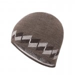 SOAR Running Jacquard Merino Beanie ˥ wso(sa19mwdeeptaupe)