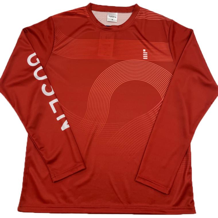 GOSEN 全国小学生大会限定　 長袖Tシャツ M グレー/ピンク GOSEN 全国小学生大会限定 長袖Tシャツ M グレー/ピンク GOSEN