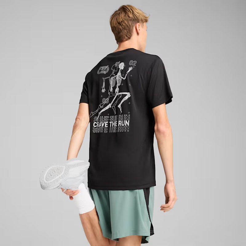 PUMA GRAPHICS SKELETON RUN T ס 󥺥˥󥰥 2025SS wpum(52787501)  2502wtk ʸԲ