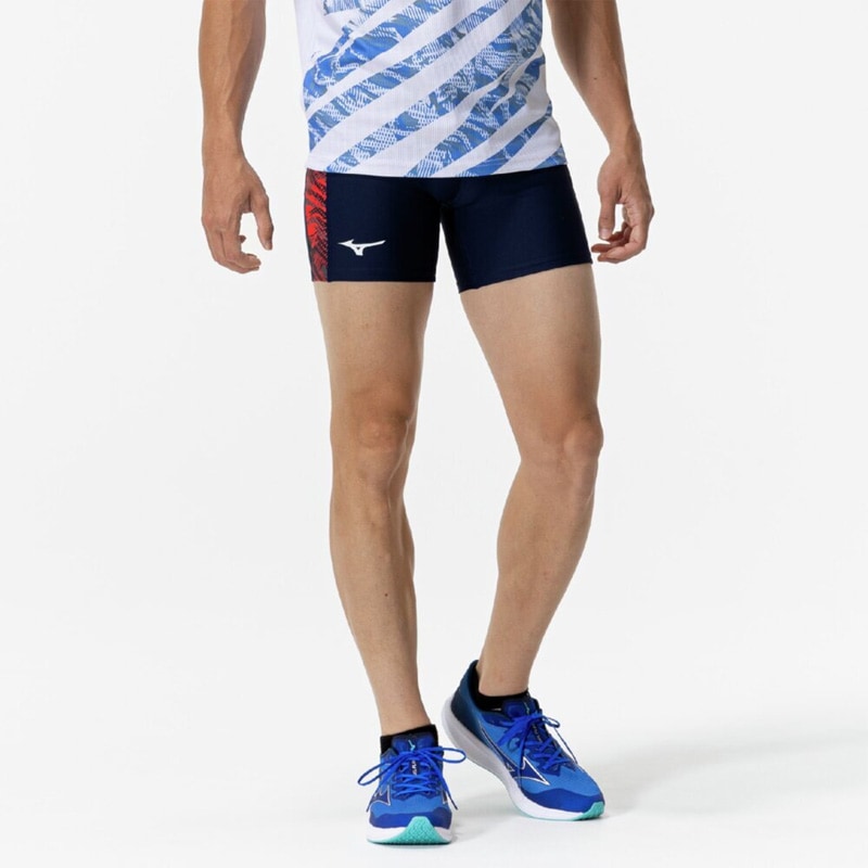 MIZUNO ミズノ MTCレーシングタイツショート ユニセックス 陸上
