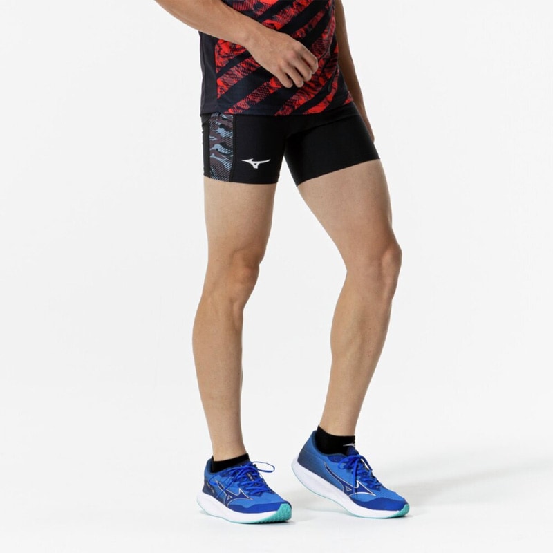 ミズノ MTCレーシングタイツショート ユニセックス 陸上 ランニング