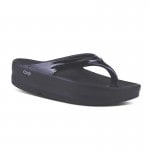 �ں�û¨��ȯ���ۥ����ե��� OOFOS Women��s OOmega-black (������� �����ᥬ) �ꥫ�Х꡼������� ������ thong 313ofs(oomega-black)