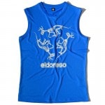 ��20%OFF��  ELDORESO Dinosaur Sleeveless ����ɥ�å� ���˥�(e1220615blue)  2502wtk ���ʸ��Բ� ����饤����� fws