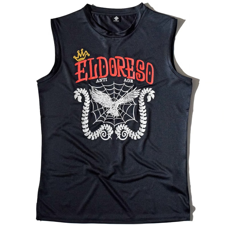 ELDORESO Anti Age Sleeveless エルドレッソ ランニング(e1220815black