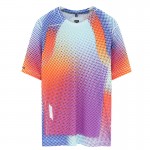 SOAR Running Mens Printed Tech T Blue Rainbow Dot ��󥺥��˥󥰥����� wsom(ss25st3mblurain)