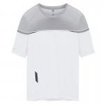 SOAR Running Mens Printed Tech T White Black Stripe ��󥺥��˥󥰥����� wsom(ss25st3mwhtblk)