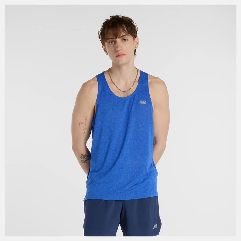 ニューバランスランニングパンツ、ランニングシャツ New Balance レーシングウェア 上下セット メンズ newbalance