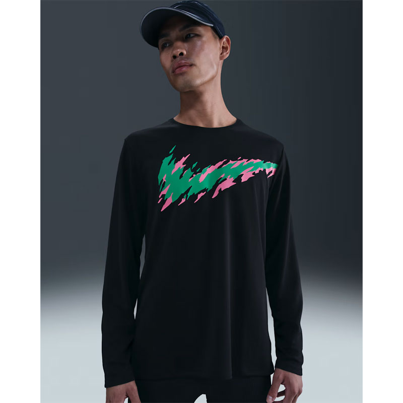 NIKE ナイキ マイラー ASMNK UV LS GFXTOP DRI-FIT メンズランニング