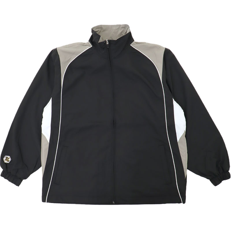 BALLLINE ܡ饤 ॢåץ㥱å ݲ WARMUP JACKET ɥ֥졼 Хåȥܡ  wba wbtm(bla001blkgry)