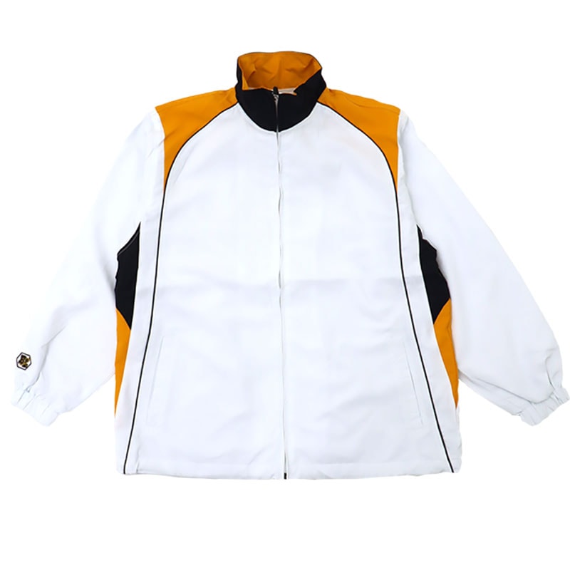 BALLLINE ܡ饤 ॢåץ㥱å ݲ WARMUP JACKET ɥ֥졼 Хåȥܡ  wba wbtm(bla001white)